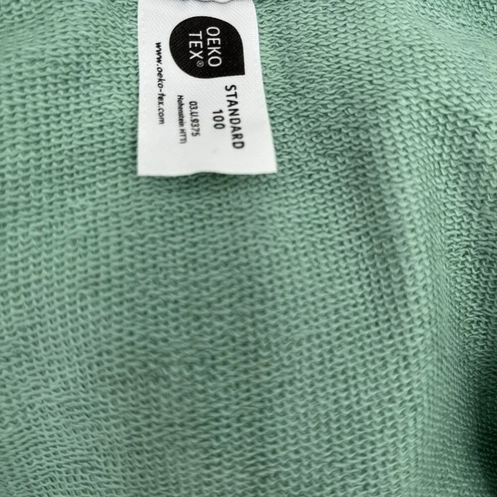 NEW HANNA ANDERSSON Hoodie Zip Front 18-24 Months 80 French Terry Jade